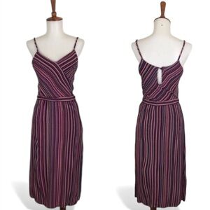 Vintage Striped Skirt Set Women’s‎ XS V-Neck Tank Pencil 70s 80s